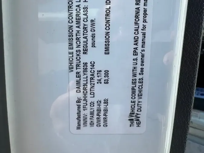 2020 FREIGHTLINER/MERCEDES NEW CASCADIA PX12664