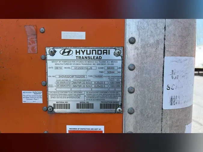 2015 Hyundai VC2530152-JS