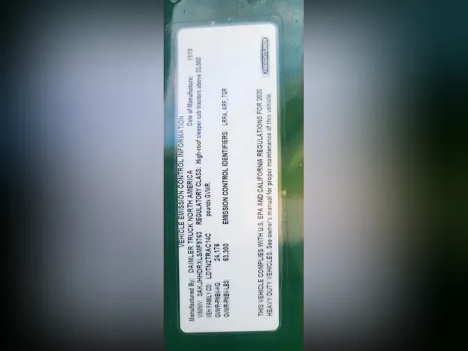 2020 FREIGHTLINER/MERCEDES NEW CASCADIA PX12664e87b83da0b2bfdcf738a95d8f8863139