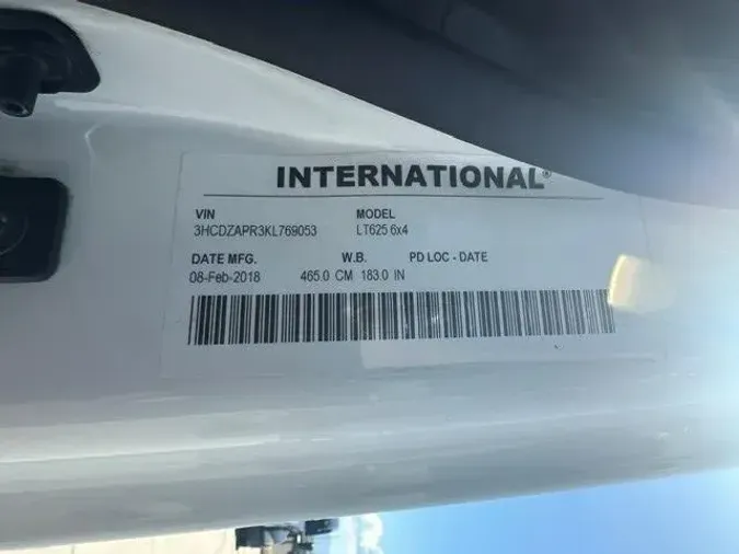 2019 International LT625e8b3c9868677e57c7c59013f623de2cd