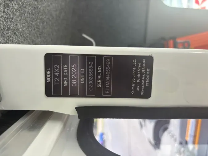 2025 KALMAR OTTAWA T2 4X2 DOT/EPAe8f610f71920d01066e96b5afe11a5df