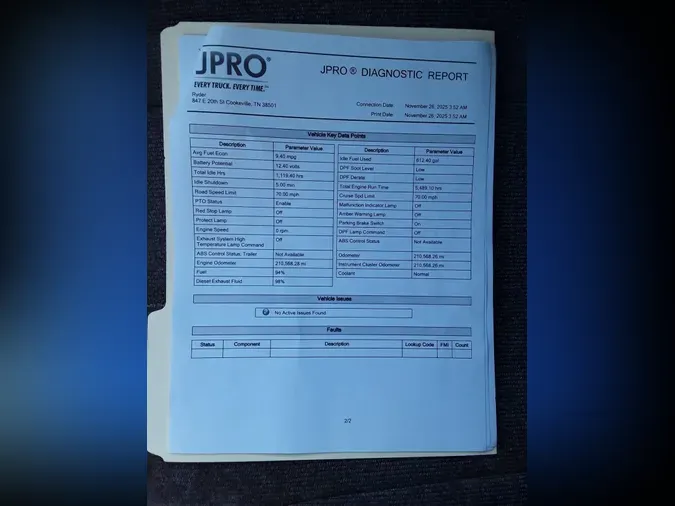 2020 NAVISTAR INTERNATIONAL MV607 (4X2)