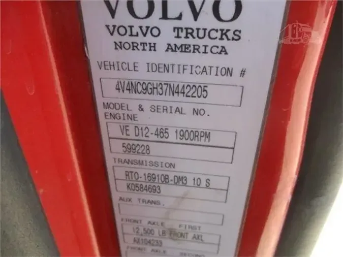 2007 VOLVO VNL64T780