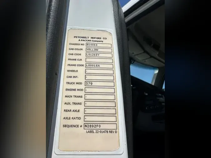 2023 Peterbilt 579