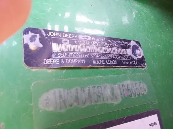 2019 John Deere R4045