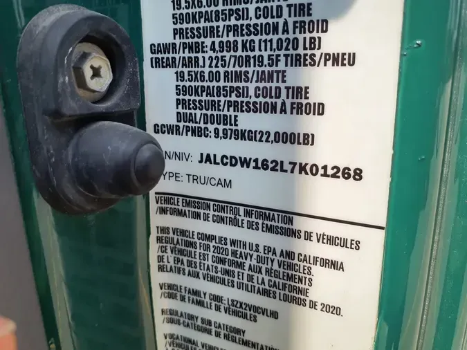 2020 CHEVROLET MOTOR DIV. LCF 4500XD