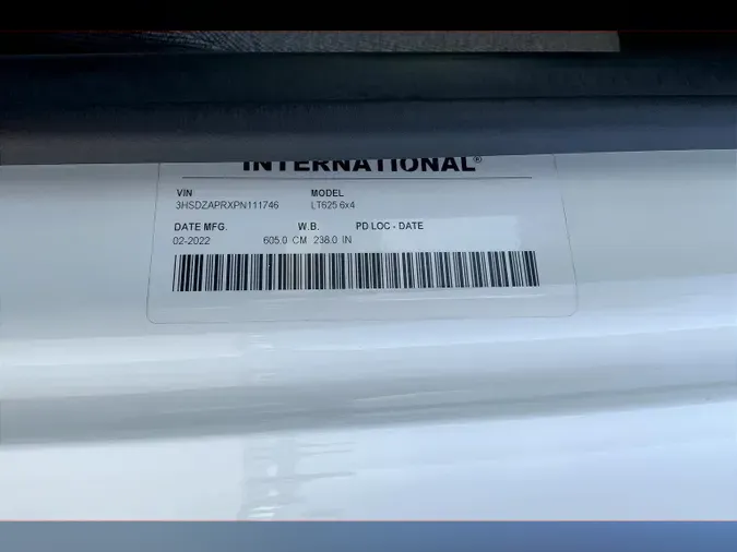 2023 INT LT625 6X4