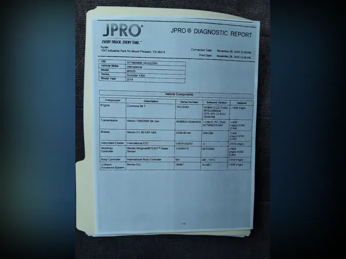 2019 NAVISTAR INTERNATIONAL 4300ec189c7e01431a87d1fa684c6a96bdaa