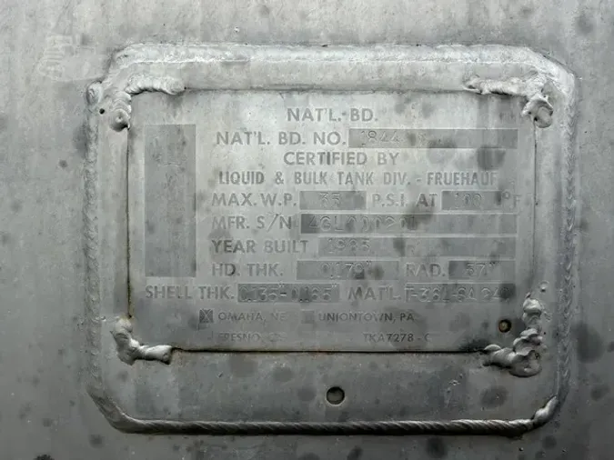 1986 FRUEHAUF 5000 GAL