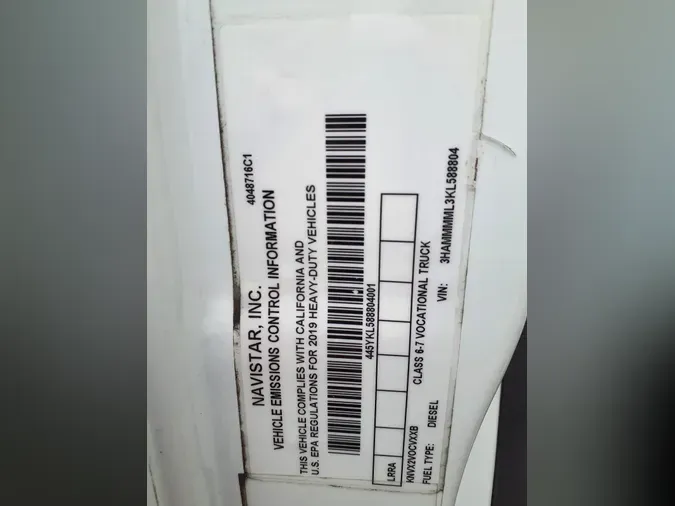 2019 NAVISTAR INTERNATIONAL 4300