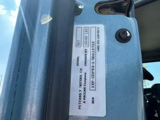 2022 Peterbilt 567