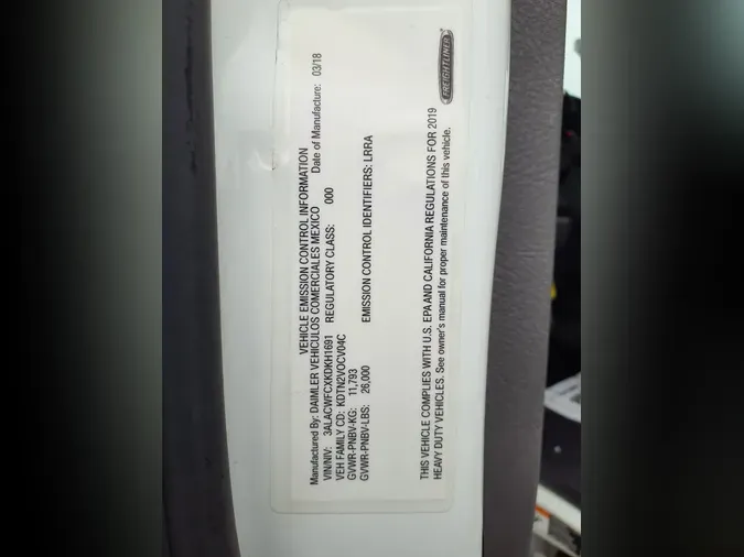 2019 FREIGHTLINER/MERCEDES M2 106edcea82873a8e969aa98fc987e024fba