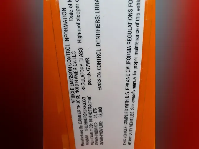 2019 FREIGHTLINER/MERCEDES NEW CASCADIA PX12664