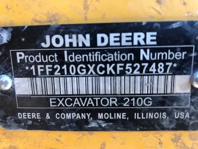 2019 John Deere 210GLC