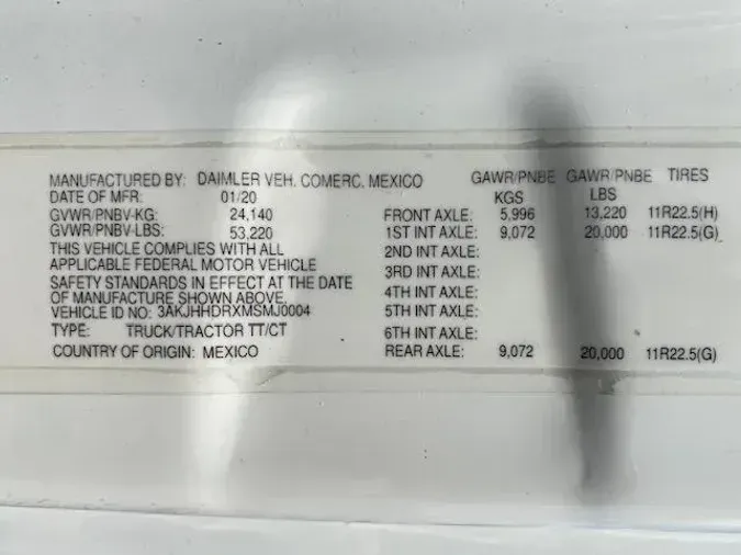 2021 Freightliner Cascadia