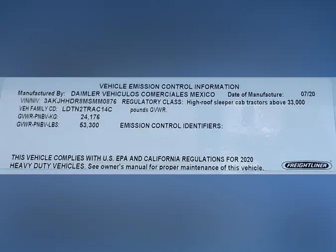 2021 FREIGHTLINER/MERCEDES NEW CASCADIA PX12664