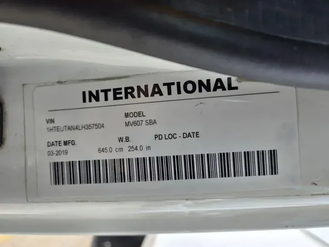 2020 International MV607
