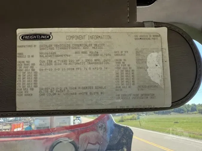 2016 FREIGHTLINER BUSINESS CLASS M2 106