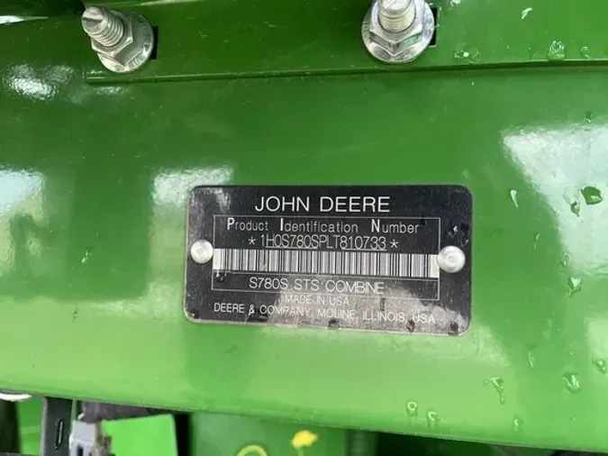2020 John Deere S780