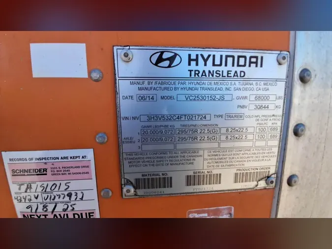 2015 Hyundai VC2530152-JSf2b4367f9c0f9e0bd750e5f2e34351be