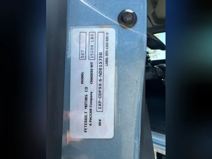 2022 Peterbilt 567