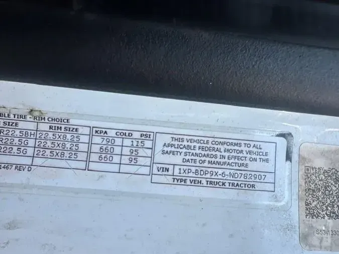 2022 Peterbilt 579f4136125c3e59db452f8b0d9aa2df0ec