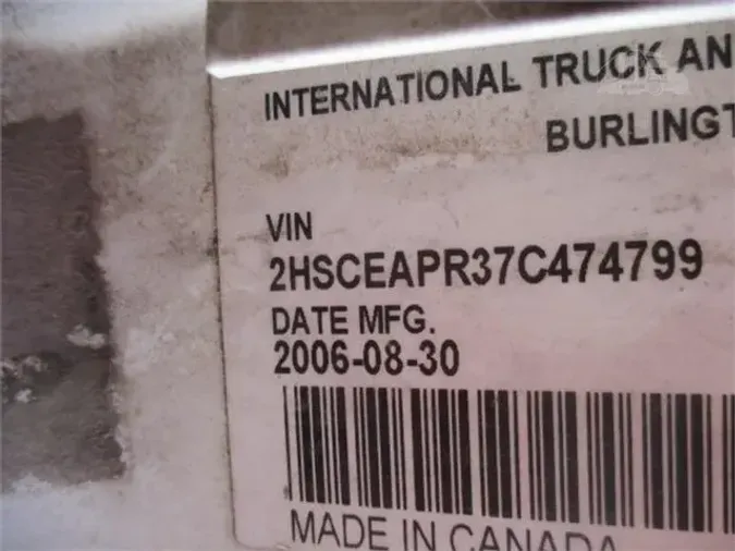 2007 INTERNATIONAL 9200