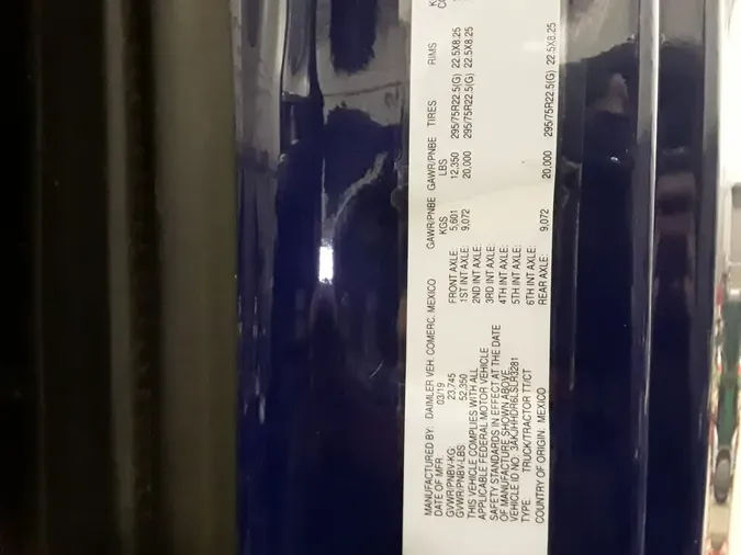 2020 FREIGHTLINER/MERCEDES NEW CASCADIA PX12664