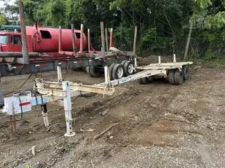 1995 KIEFER 40 FT POLE TRAILER