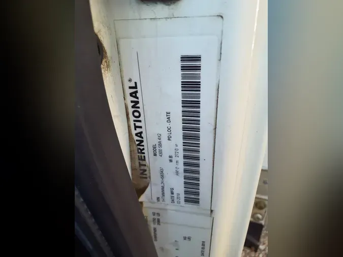 2019 NAVISTAR INTERNATIONAL 4300