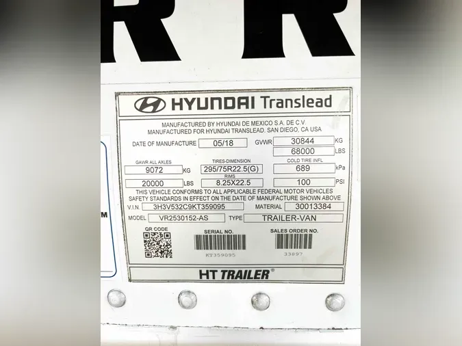 2019 HYUNDAI 