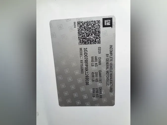 2019 GENERAL MOTORS CORP. SAVANA 3500f79f0a31c73e431ef21f5495f9280b62