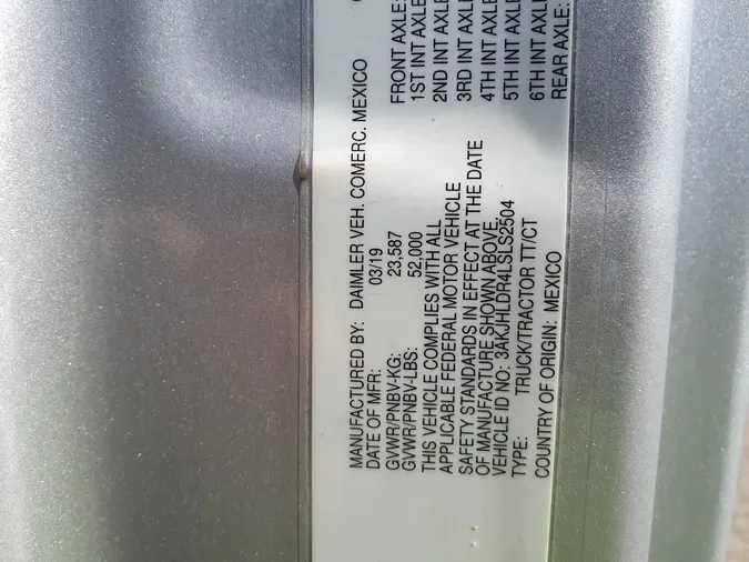 2020 FREIGHTLINER/MERCEDES NEW CASCADIA PX12664f7e12aab08fe70406caa036392661d86