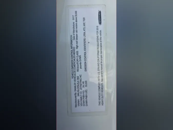 2019 FREIGHTLINER/MERCEDES CASCADIA 113f80d3b0ebedcec1a901072afb64a4325