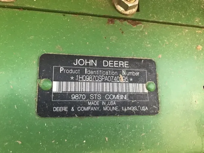 2011 John Deere 9870 STS