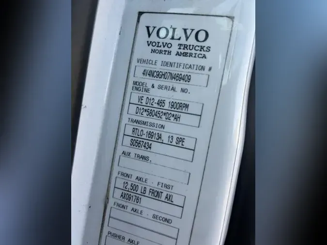 2007 VOLVO VNL64T630