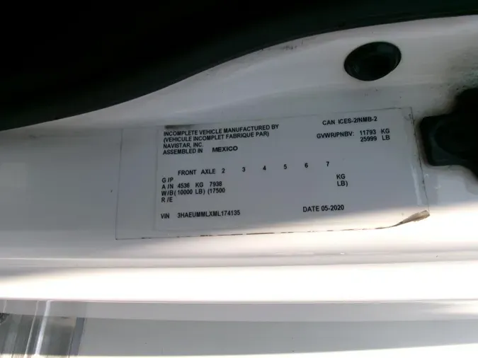 2021 International MV607