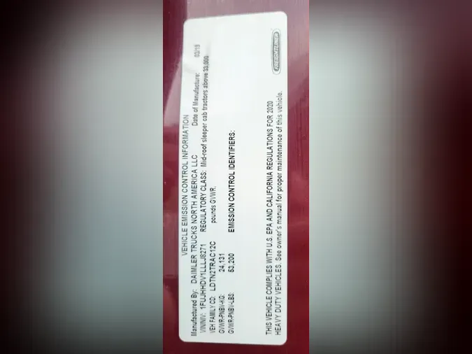 2020 FREIGHTLINER/MERCEDES NEW CASCADIA PX12664