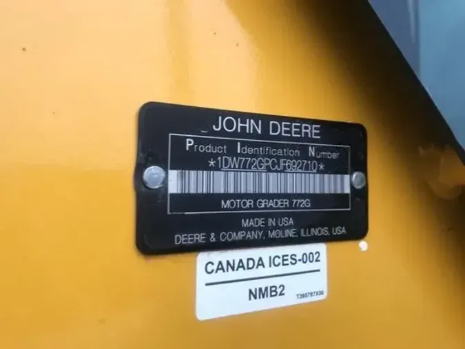 2019 John Deere 772G