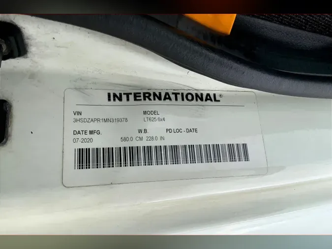 2021 INT LT625 6x4