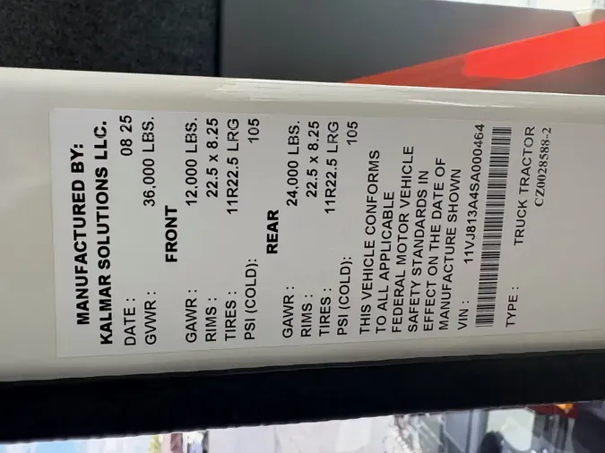 2025 KALMAR OTTAWA T2 4X2 DOT/EPAfa4336f68f1cb4f5950778507de26d96