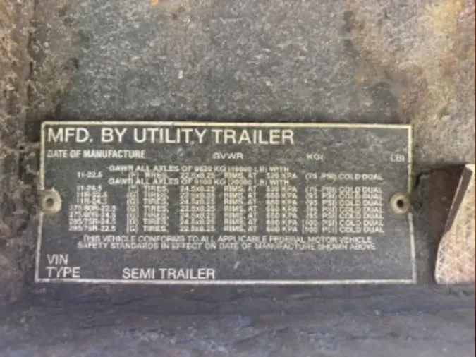 2012 UTILITY TRAILERS FS2CHS 48/102