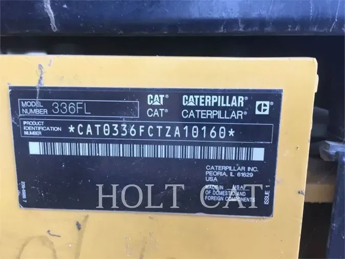 2018 Caterpillar 336FL TC
