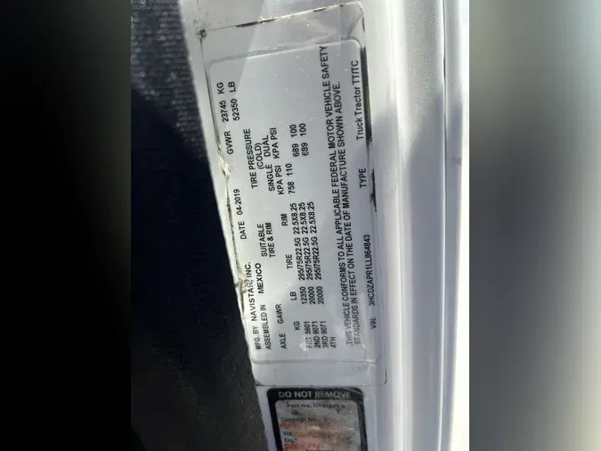 2020 International LT625
