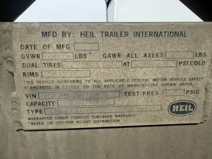 1996 HEIL fbc4d1aa62733ded3c8e6ae900a597d5