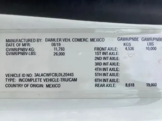 2020 Freightliner Business Class M2 106fcdb4359ed1de413d9db064df6124513