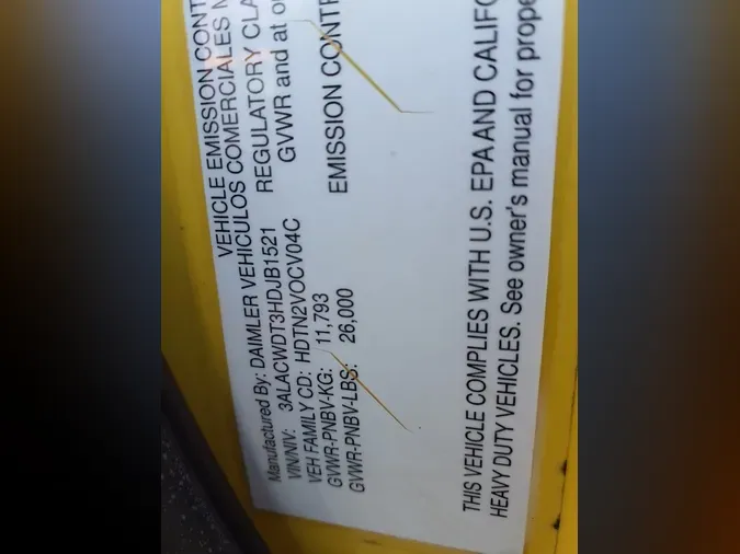 2017 FREIGHTLINER/MERCEDES M2 106