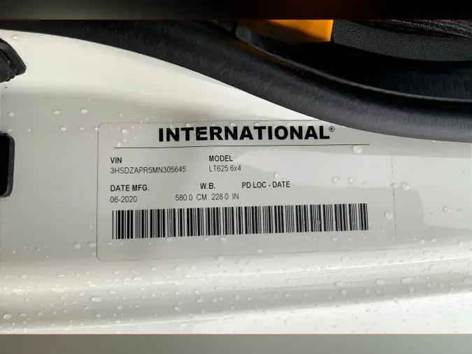 2021 INT LT625 6x4