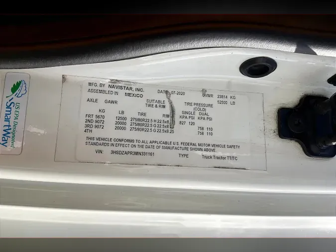 2021 INT LT625 6x4fe8fd9502850205275a640af0a2fc106