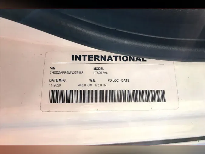 2021 INT LT625 6x4